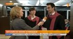 Дипломиране на випускници от съвместната магистърска програма „Европейски бизнес и финанси“ на УНСС и Университета Нотингам Трент, 12.12.2012 г.