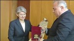 Ирина Бокова беше удостоена с почетното звание „Доктор хонорис кауза на УНСС"