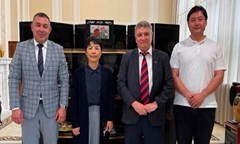 the-rector-of-unwe-prof-dr-dimitar-dimitrov-held-an-official-meeting-with-the-am