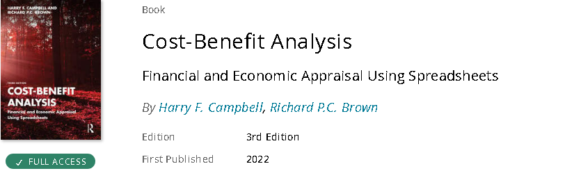 Cost-Benefit Analysis