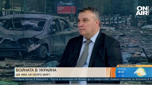 Ректорът на УНСС проф. д-р Димитър Димитров: Путин не може да се спре, войната щяла да продължи няколко месеца