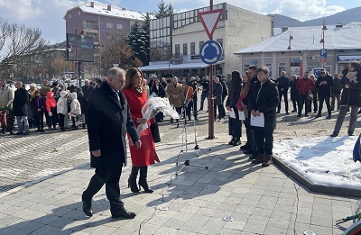 УНСС почете 152-годишнината от гибелта на Васил Левски в Цариброд